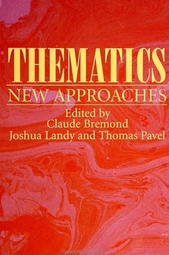 9780791421673: Thematics: New Approaches (SUNY series, The Margins of Literature)