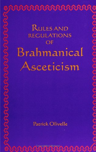 Imagen de archivo de Rules and Regulations of Brahmanical Asceticism a la venta por ThriftBooks-Atlanta