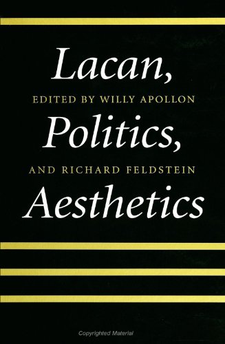 Stock image for Lacan, Politics, Aesthetics (Series in Psychoanalysis and Culture) for sale by RareNonFiction, IOBA