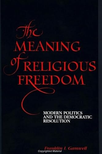 Imagen de archivo de The Meaning of Religious Freedom: Modern Politics and the Democratic Resolution a la venta por Bookmarc's