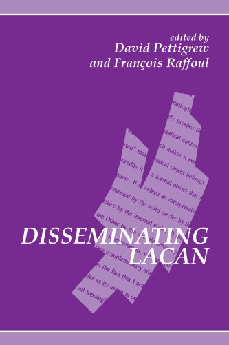 Beispielbild fr Disseminating Lacan (Suny Series in Contemporary Continental Philosophy) zum Verkauf von BooksRun