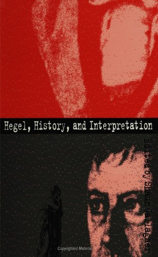 Beispielbild fr Hegel, History, and Interpretation zum Verkauf von Better World Books