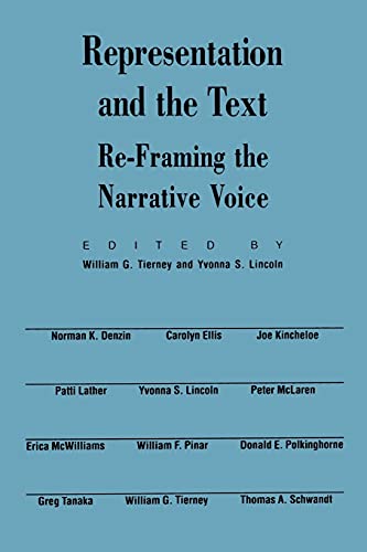 Beispielbild fr Representation and the Text : Re-Framing the Narrative Voice zum Verkauf von Better World Books