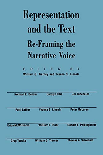 Stock image for Representation and the Text : Re-Framing the Narrative Voice for sale by Better World Books