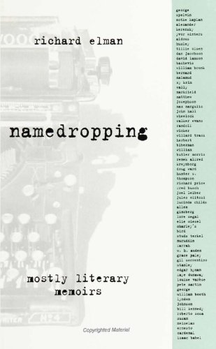 9780791438800: Namedropping: Mostly Literary Memoirs
