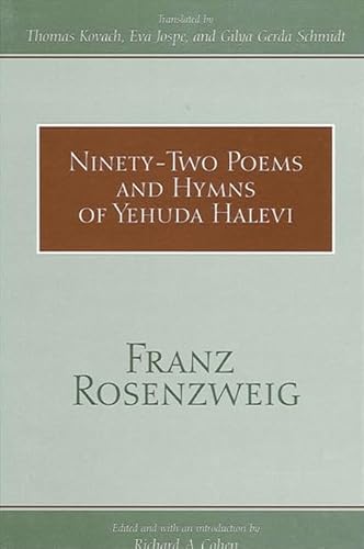 9780791443897: Ninety-Two Poems and Hymns of Yehuda Halevi