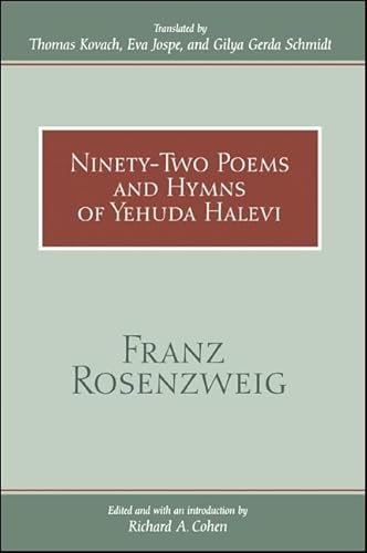 Beispielbild fr Ninety-Two Poems and Hymns of Yehuda Halevi zum Verkauf von Windows Booksellers