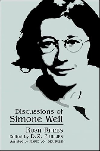 Beispielbild fr Discussions of Simone Weil zum Verkauf von Better World Books