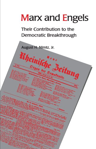 Beispielbild fr Marx and Engels: Their Contribution to the Democratic Breakthrough (Suny Series in Political Theory. Contemporary Issues) zum Verkauf von WorldofBooks