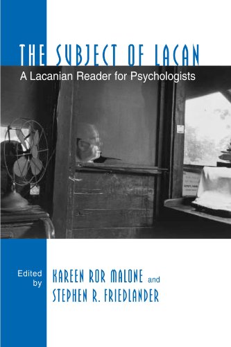 The Subject of Lacan: A Lacanian Reader for Psychologists (Suny Series, Alternatives in Psychology)
