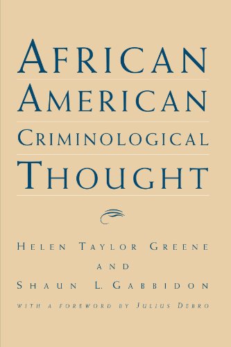 Imagen de archivo de African American Criminological Thought a la venta por Better World Books: West