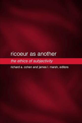 Stock-Bild f�r Ricoeur As Another: The Ethics of Subjectivity (Suny Series in the Philosophy of the Social Sciences)