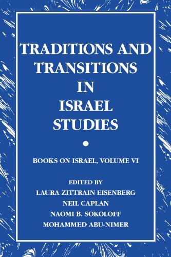 Stock image for Traditions and Transitions in Israel Studies for sale by Revaluation Books