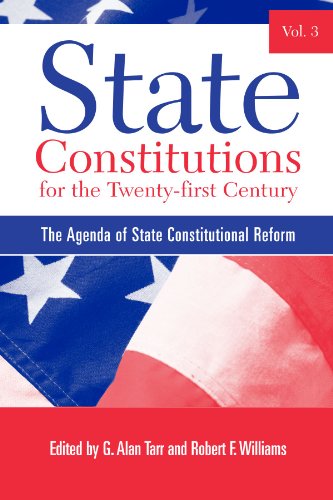 Imagen de archivo de State Constitutions for the Twenty-First Century: The Agenda of State Constitutional Reform (Suny Series in American Constitutionalism) a la venta por One Planet Books