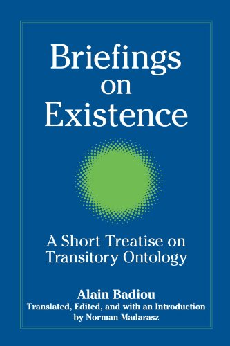 9780791468043: Briefings on Existence: A Short Treatise on Transitory Ontology (Suny Series, Intersections: Philosophy and Critical Theory) (Suny Series, Intersections: Politics And Critical Theory)