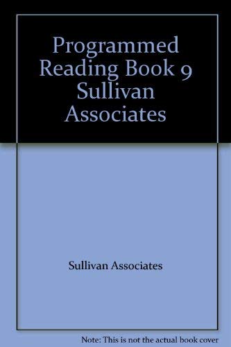 Stock image for Programmed Reading Book 9 Sullivan Associates for sale by Booksavers of MD