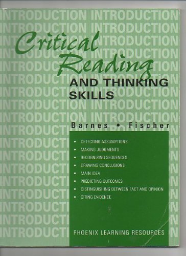 Stock image for Critical Reading and Thinking Skills: Introduction for sale by ThriftBooks-Atlanta