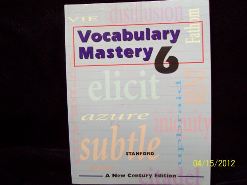 Stock image for Vocabulary Mastery 6 for sale by Ergodebooks
