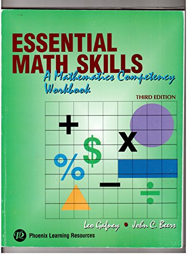 Beispielbild fr Essential Math Skills : a Mathematics Competency Workbook zum Verkauf von Mahler Books