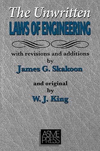 9780791801628: Unwritten Laws of Engineering