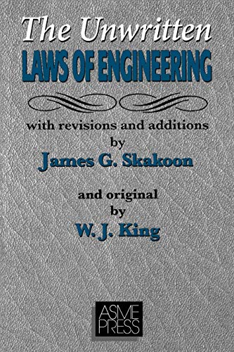 Stock image for Unwritten Laws of Engineering for sale by Irish Booksellers