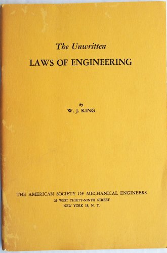 9780791806418: Unwritten Laws of Engineering