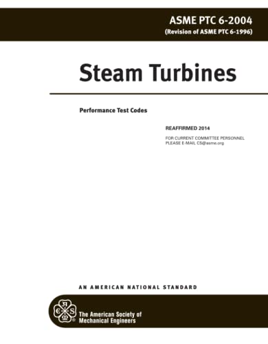 9780791829356: Steam Turbines (ASME PTC-6)