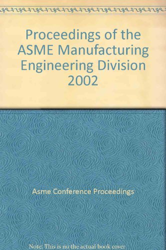 9780791836415: PROCEEDING OF THE ASME MANUFACTURING ENGINEERING DIVISION (I00605)