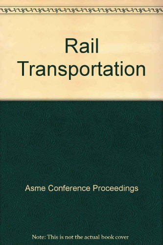 Stock image for RAIL TRANSPORTATION (I00610) for sale by Mispah books