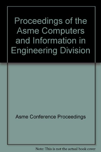 Beispielbild fr Title: Proceedings of the Asme Computers and Information zum Verkauf von Mispah books