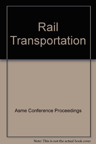 Beispielbild fr RAIL TRANSPORTATION (I00696) zum Verkauf von Mispah books