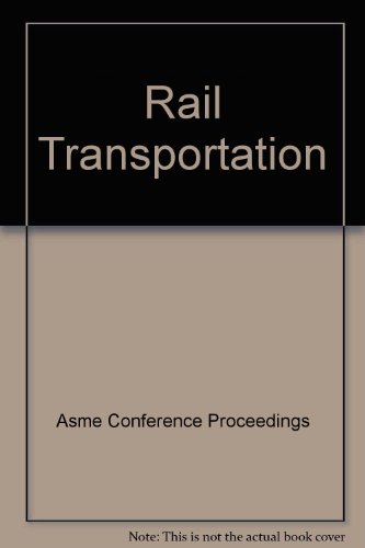 Stock image for RAIL TRANSPORTATION (I00696) for sale by Mispah books