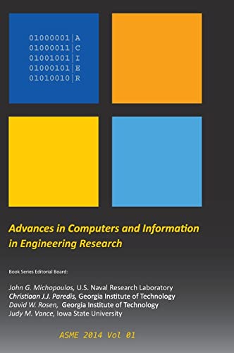 9780791860328: Advances in Computers and Information in Engineering Research: Volume 1
