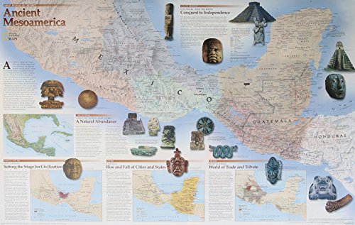 Mesoamerica, 22x35 (9780792249702) by National Geographic Maps
