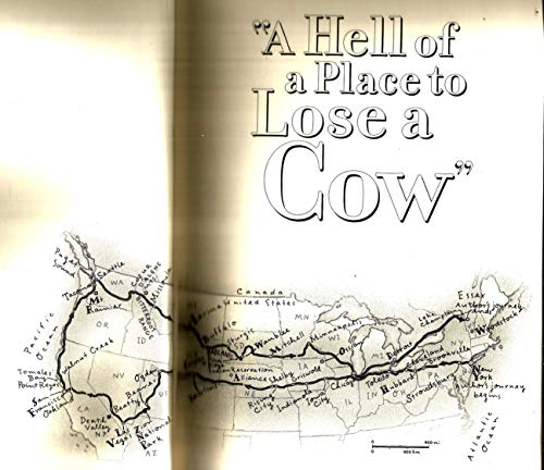 9780792276838: 'A Hell of a Place to Lose a Cow': An American Hitchhiking Odyssey