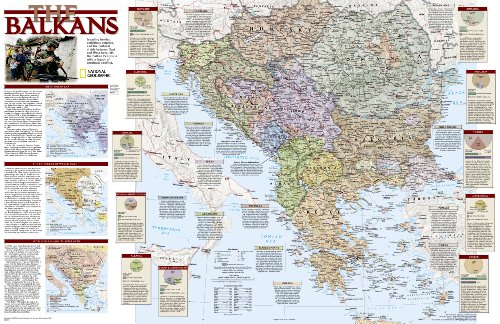 9780792280026: Balkans Reference Map