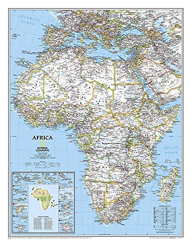Stock image for National Geographic: Africa Classic Wall Map (24 x 30.75 inches) (National Geographic Reference Map) for sale by Ergodebooks