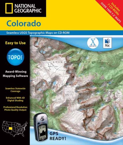 Colorado: Seamless USGS topographic maps on CD-ROM (9780792284390) by National Geographic Society (U.S.)