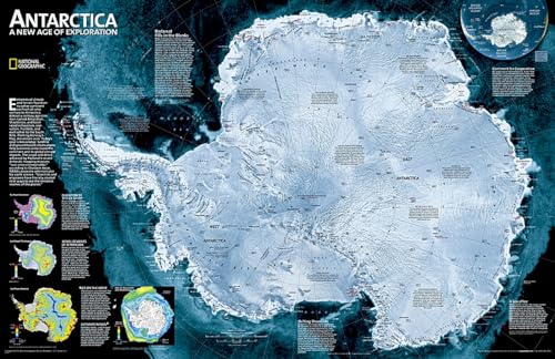 9780792285885: Antarctica Satellite: Wall Maps Continents