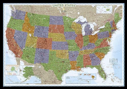 United States Decorator Wall Map (tubed)