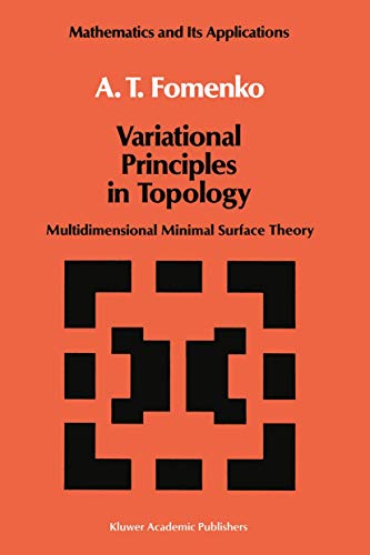 Stock image for Variational Principles in Topology : Multidimensional Minimal Surface Theory for sale by Better World Books