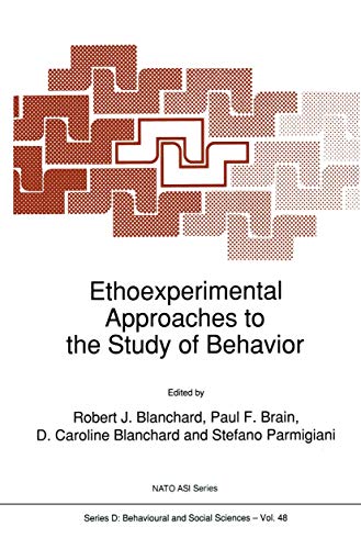 Beispielbild fr NATO ASI Series: Ethoexperimental Approaches to the Study of Behavior (Volume 48) zum Verkauf von Anybook.com