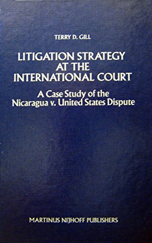 Beispielbild fr Litigation strategy at the International Court. zum Verkauf von Kloof Booksellers & Scientia Verlag