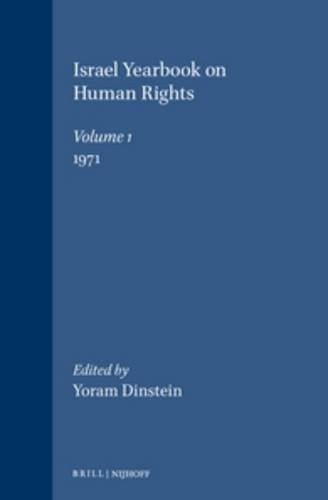 9780792303510: Israel Year Book on Human Rights: 1
