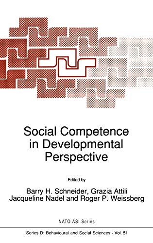 Imagen de archivo de Social Competence in Developmental Perspective a la venta por medimops