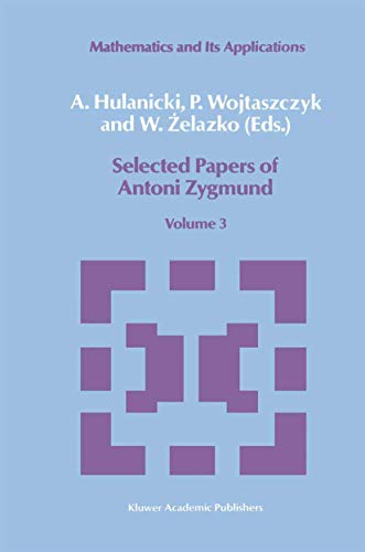 9780792304746: Selected Papers of Antoni Zygmund: Volume 3: 41