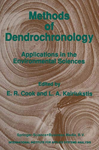 Methods of Dendrochronology - Cook, E. R.|Kairiukstis, L. A.