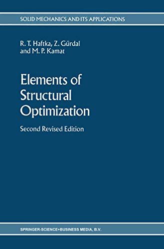 Imagen de archivo de Elements of Structural Optimization a la venta por BookOrders