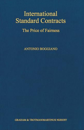 9780792307099: International Standard Contracts: The Price of fairness