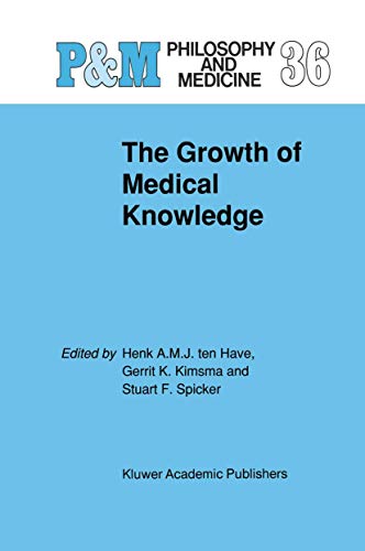 Stock image for The Growth of Medical Knowledge (Philosophy and Medicine, 36) for sale by HPB-Red